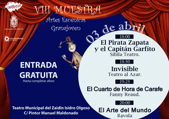 VII Muestra Artes Escenicas. Programa 3 Abril. 